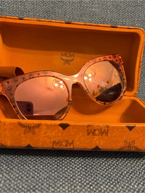 MCM Accessories - MCM Women's Pink Logo-Print Sunglasses